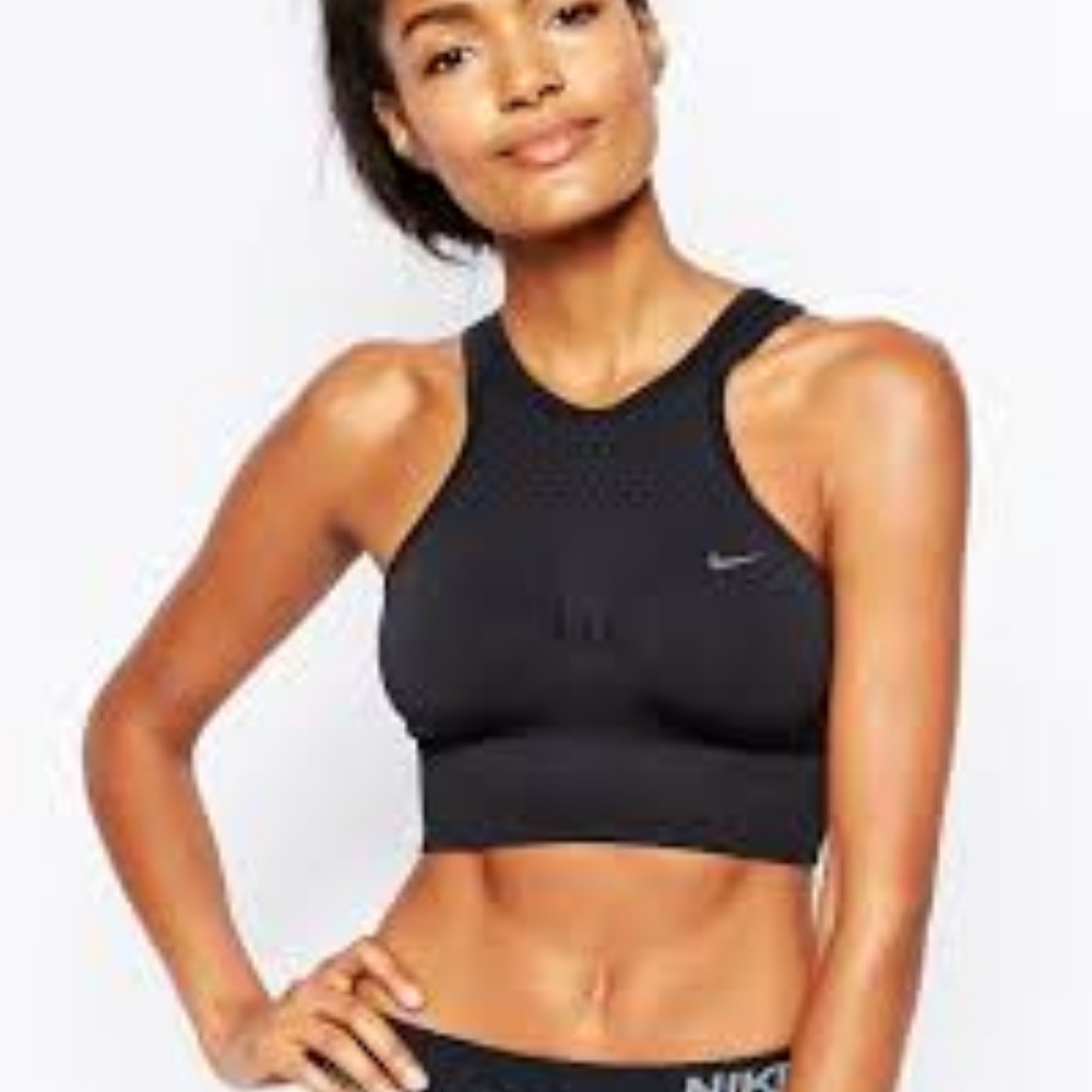 Nike high neck seamless sports bra NWT, S